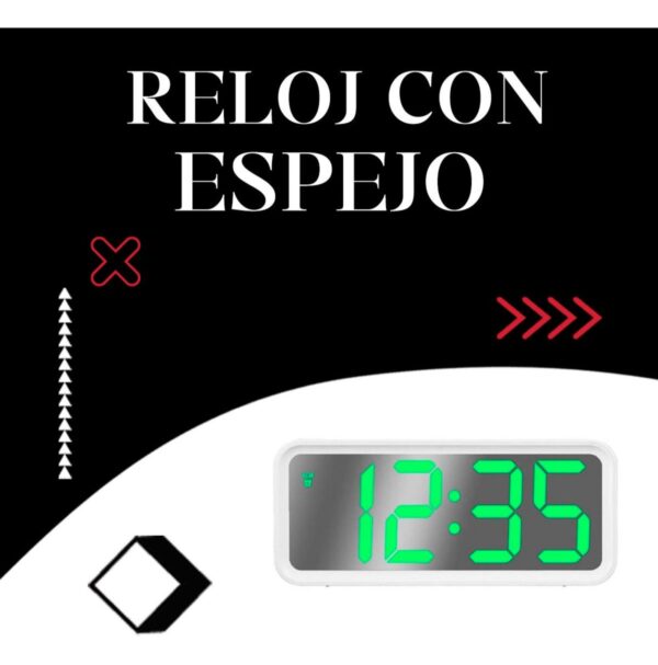Reloj  led mirror - Imagen 2