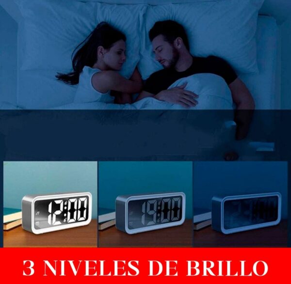Reloj  led mirror - Imagen 4