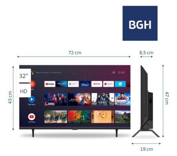 Smart tv 32'' BGH B322HS5A - Imagen 3