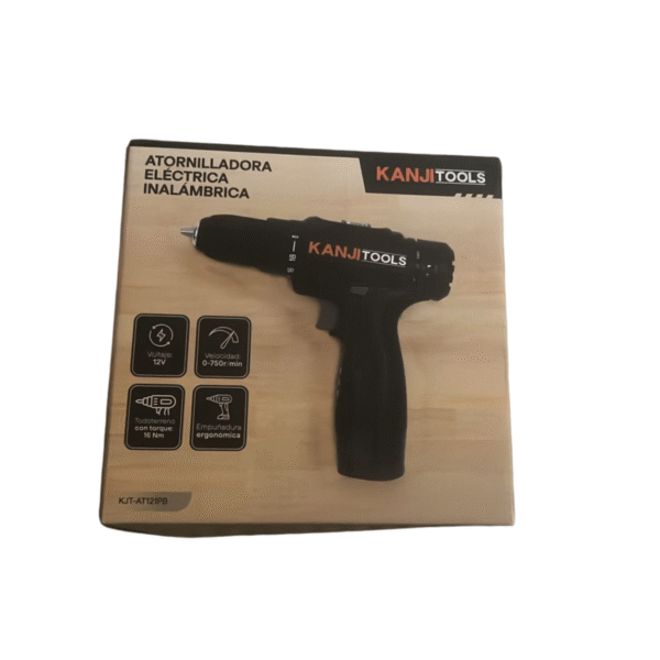 Atornilladora electrica Kanji 12v - Imagen 2